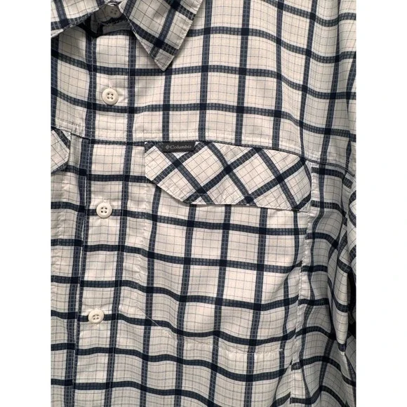 Columbia PFG Silver Ridge Lite Plaid Long Sleeve Fishing Shirt Mens XXL AM1282 - Picture 2 of 10